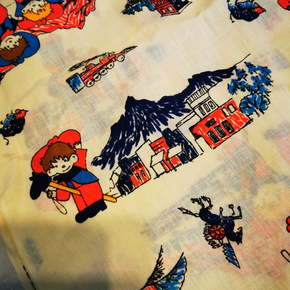 Vintage Unused Cotton Cowboy Fabric ~ 4 Metres - Picture 2 of 14